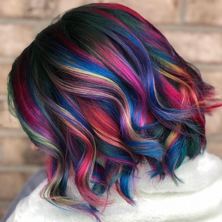 Какими цветами можно покрасить волосы для колорирования
