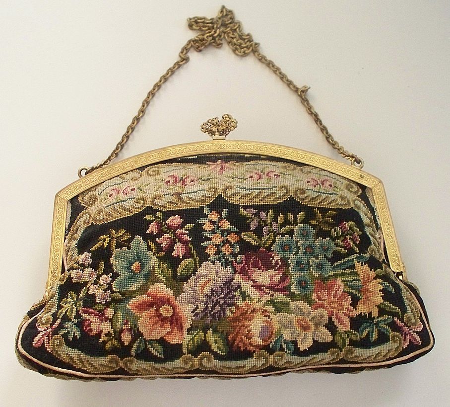 Vintage bags. Ридикюль 19 века Дамский. Е.С.Юрова ридикюль 19 века. Сумочка «Помпадур» XVIII века. Вышивка Петит поинт.