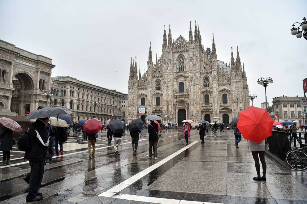 Погода в милане на неделю. Дождь в Милане. Климат в Милане.