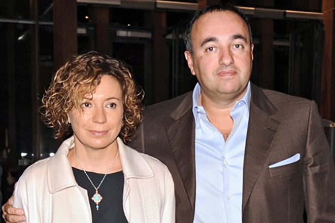 Александр Роднянский с женой