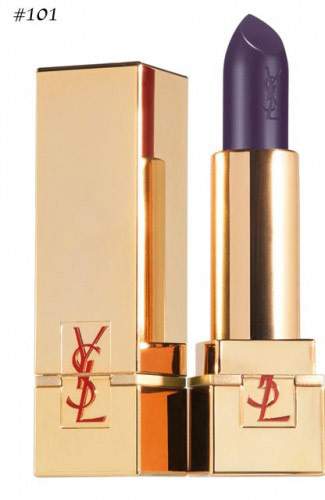 помада фиолетового цвета Violet Singulier Rouge Pur Couture Golden Yves Saint Laurent №101