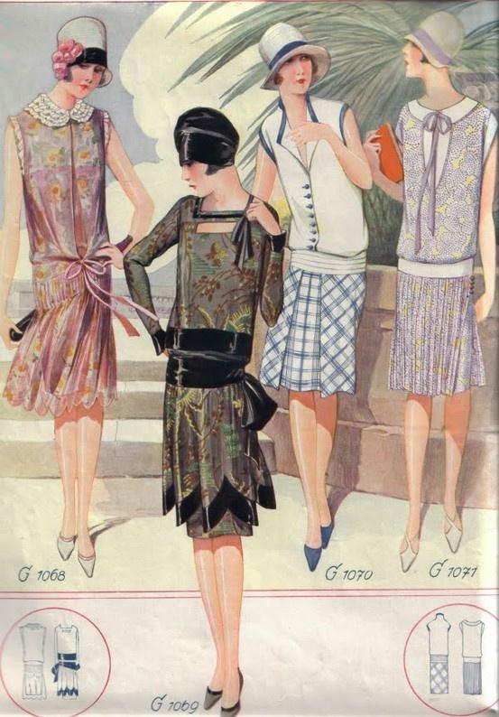 Мода 1920-х годов: в журналах и в жизни, фото № 39