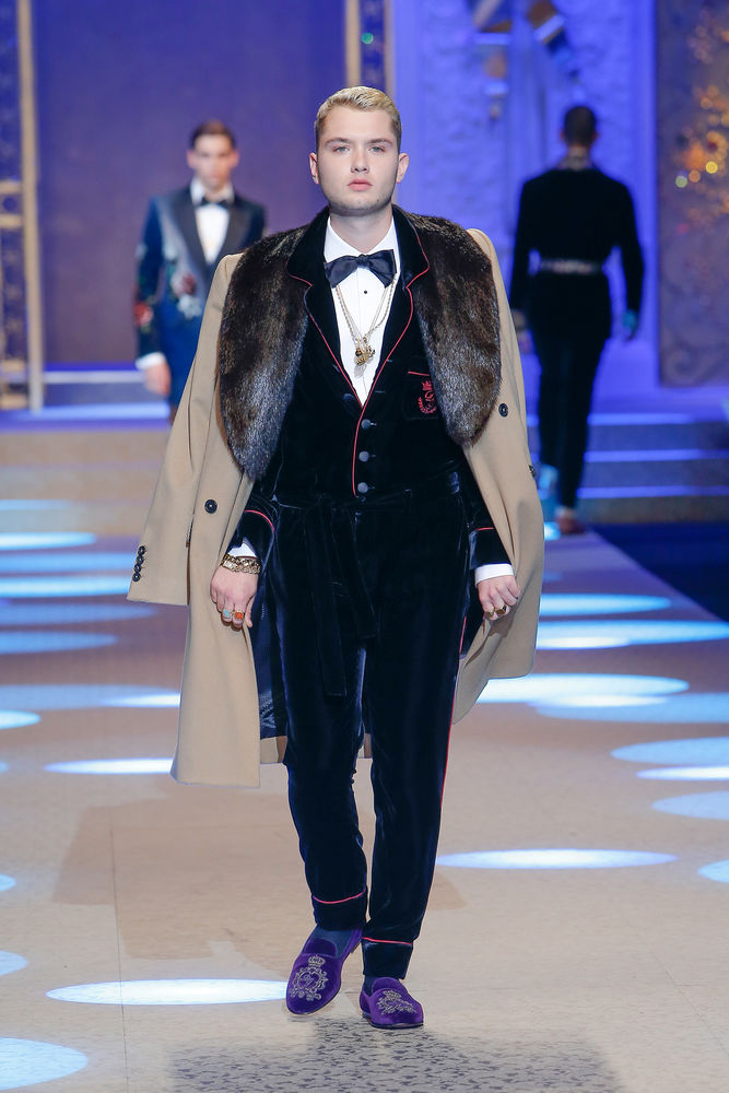 Впереди планеты всей. Мужская коллекция Dolce Gabbana осень-зима 2018-2019. Часть 1, фото № 36