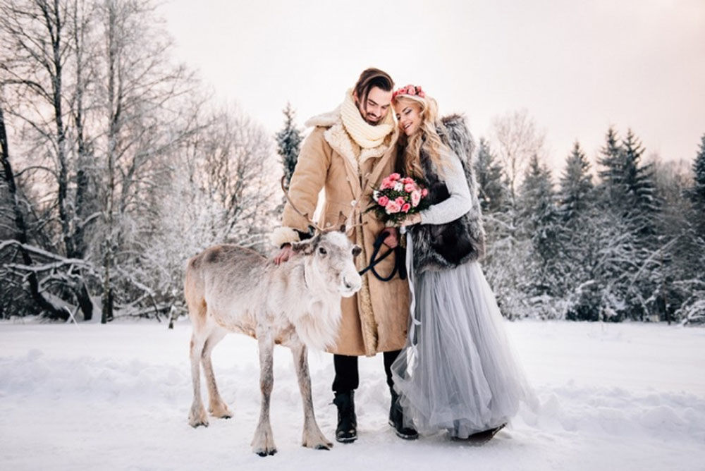 Аксессуары для зимнего образа невесты или как не замерзнуть на собственной свадьбе, фото № 10