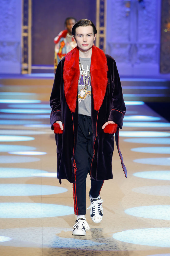 Впереди планеты всей. Мужская коллекция Dolce Gabbana осень-зима 2018-2019. Часть 1, фото № 16