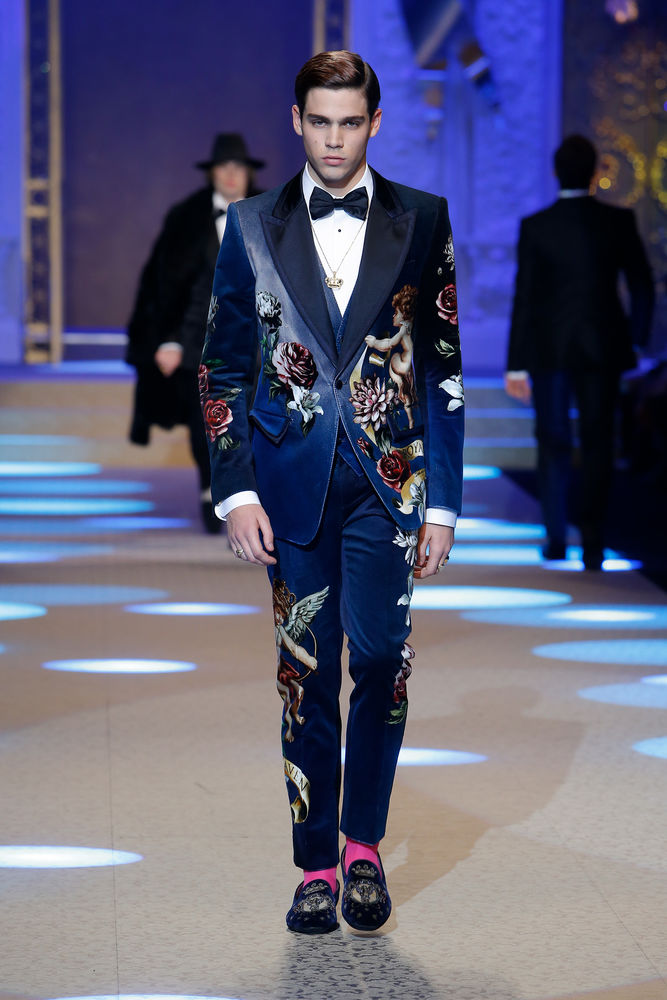 Впереди планеты всей. Мужская коллекция Dolce Gabbana осень-зима 2018-2019. Часть 1, фото № 47