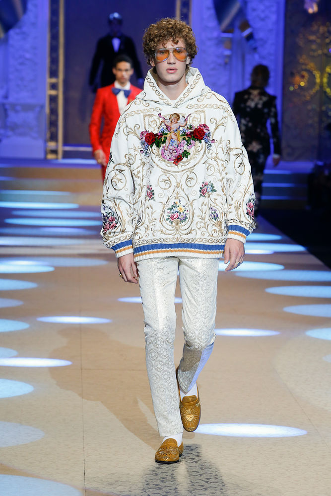 Впереди планеты всей. Мужская коллекция Dolce Gabbana осень-зима 2018-2019. Часть 1, фото № 24
