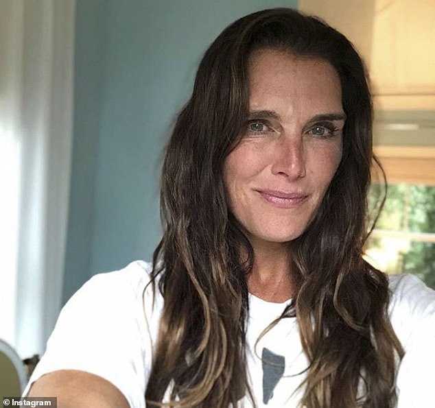 Confident: Brooke, who turned 54 in May, said she has just started celebrating her body in a way that she never felt free to do when she was younger