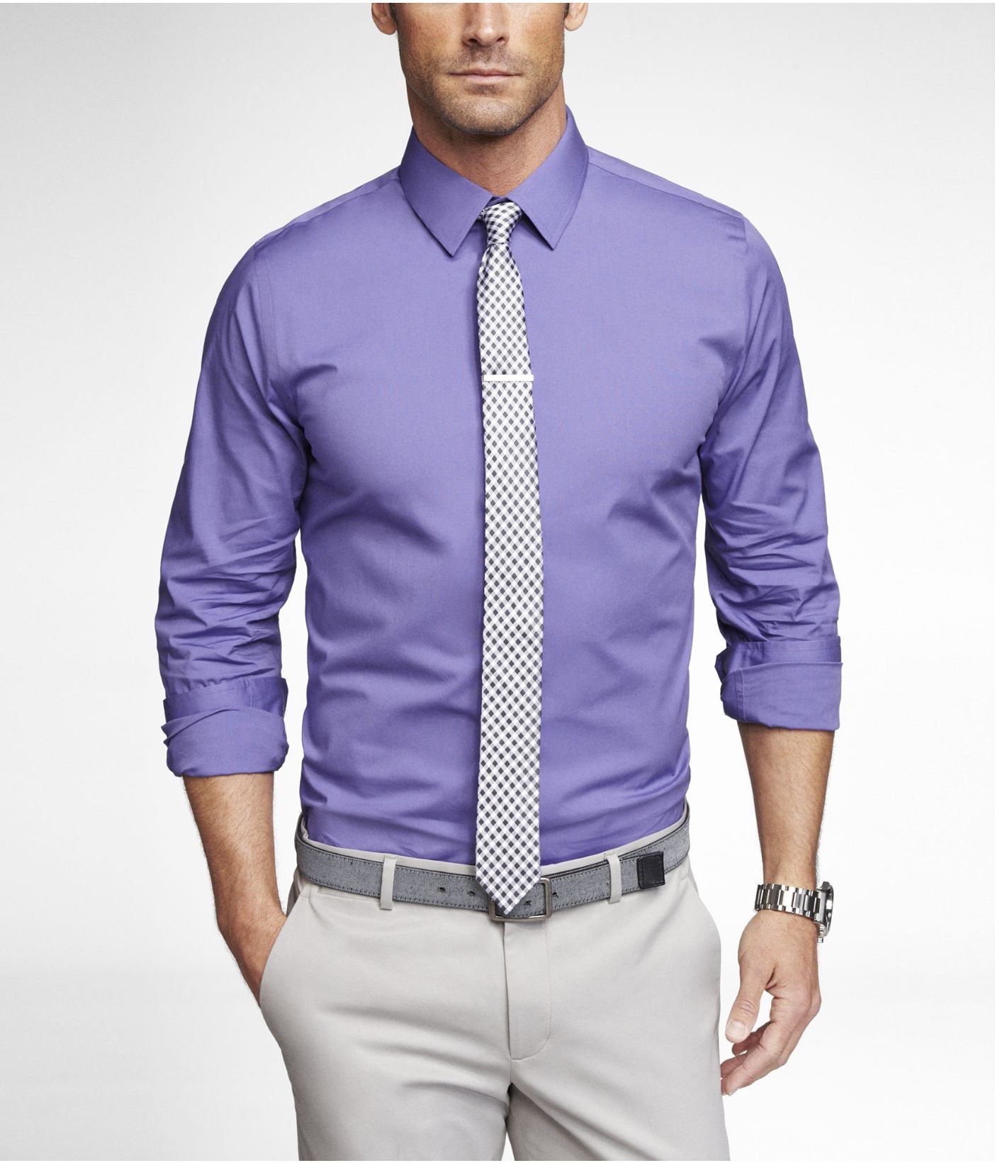 Рубашка мужская под галстук