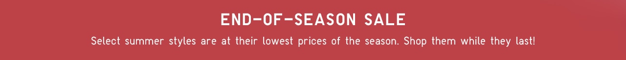 end of season sale
