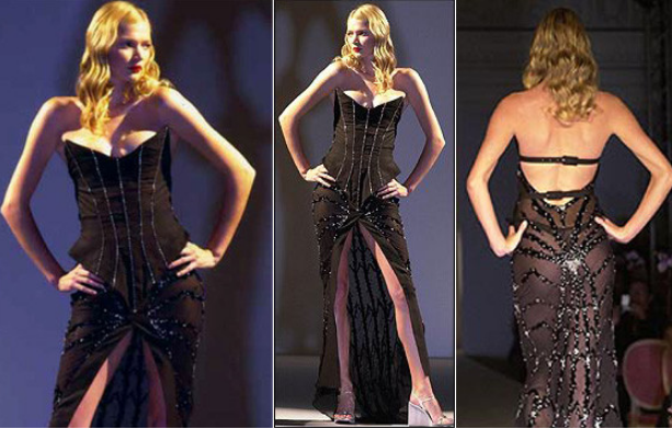 платье Марии Грахфогель оценивается в 1,8 млн. долларов.