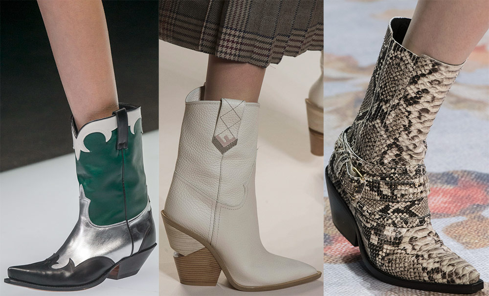 Модные и стильные сапоги из коллекций 2018-2019