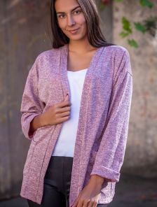 Как выбрать кардиган по типу фигуры? Короткая кофта с карманами длинный рукав