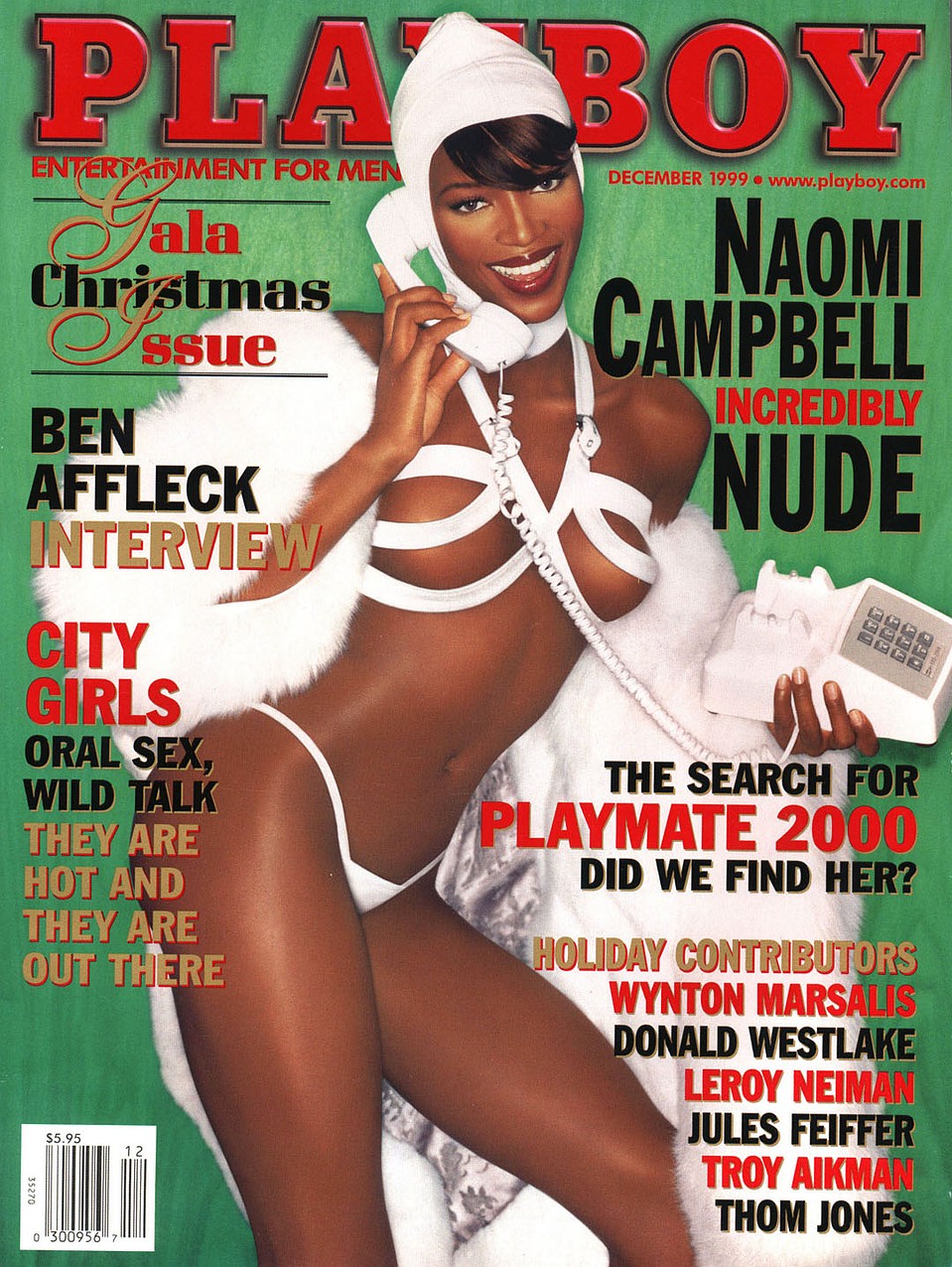 Наоми на обложке журнала Playboy в 1999 году. Фото: GLOBAL LOOK PRESS