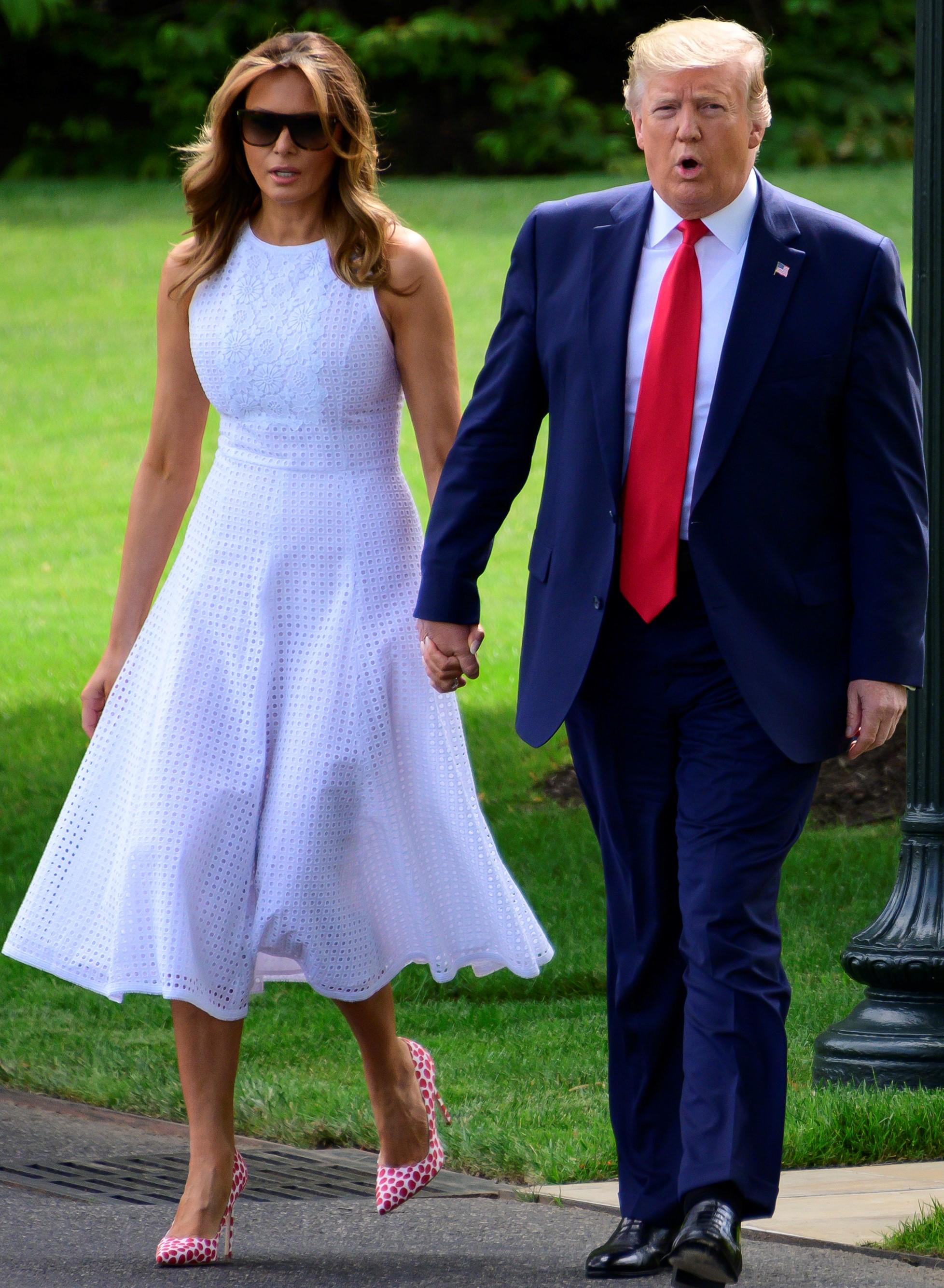 Лучшие платья мелании трамп