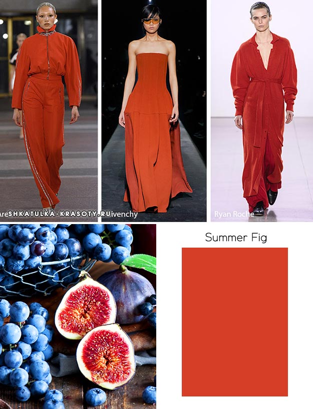 Summer Fig (Летний инжир) - модный цвет осень зима 2019 2020