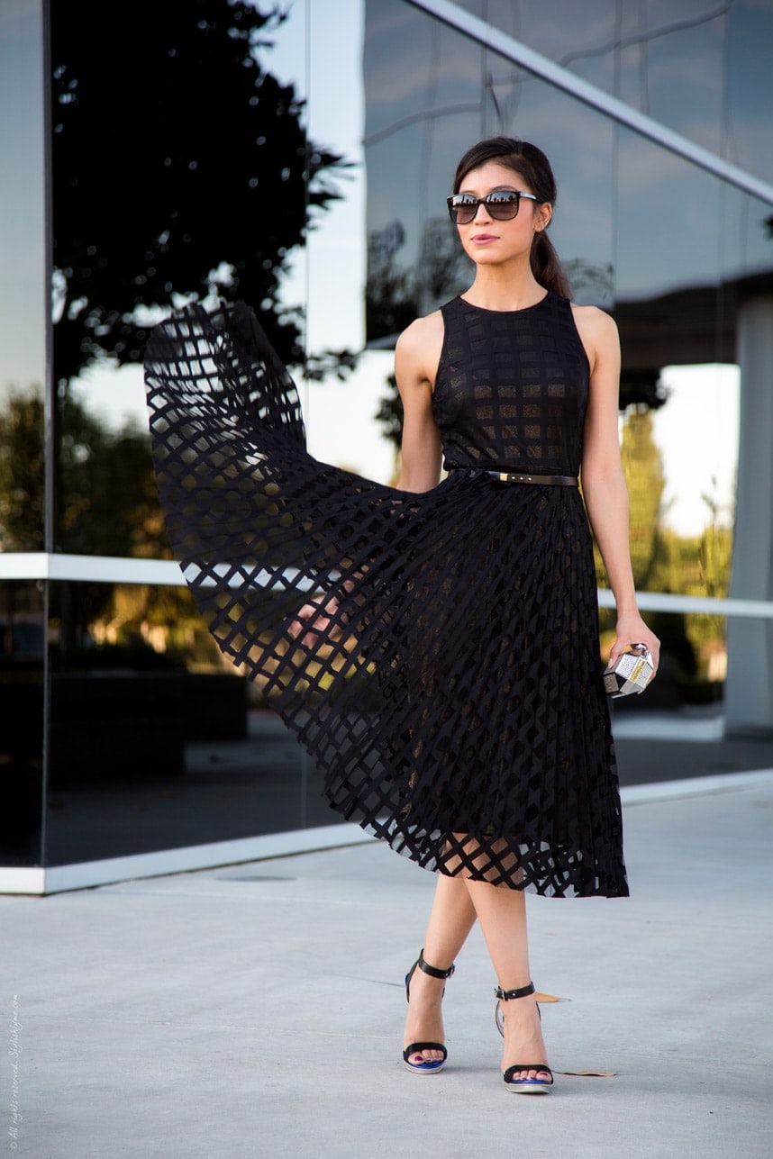 what to wear with black midi dress - Visit Stylishlyme.com for more outfit inspiration and style tips