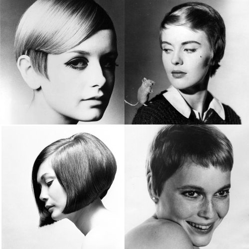 Прическа на короткие волосы в стиле 60-х от Видал Сассун