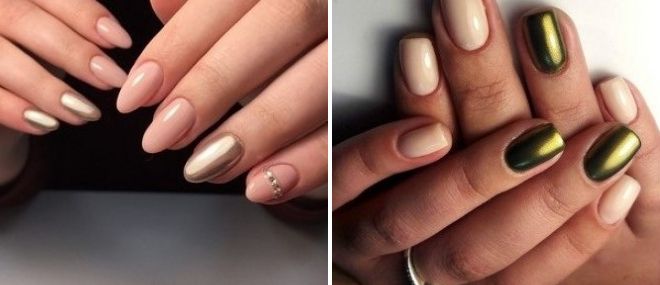 идеи маникюра с золотым лаком 2017