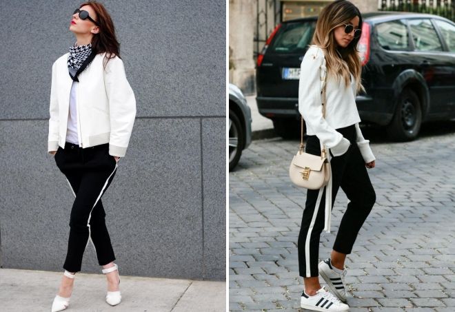 с чем носить черные джинсы с лампасами с чем носить черные джинсы с лампасами