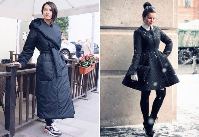 Черный приталенный пуховик Черный приталенный пуховик