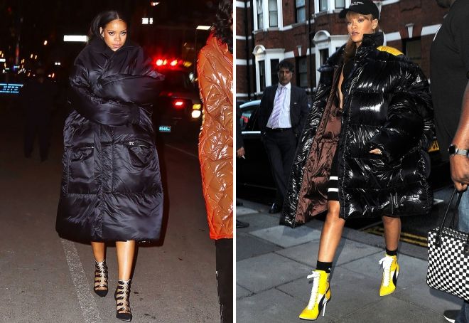 Женский черный пуховик Женский черный пуховик