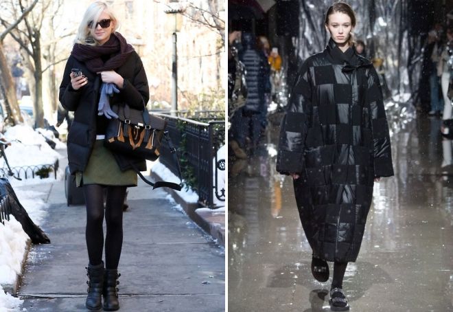 Женский черный пуховик Женский черный пуховик