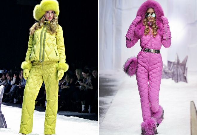 женские зимние комбинезоны мода 2018 2019