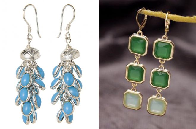 длинные висячие серьги бижутерия длинные висячие серьги бижутерия