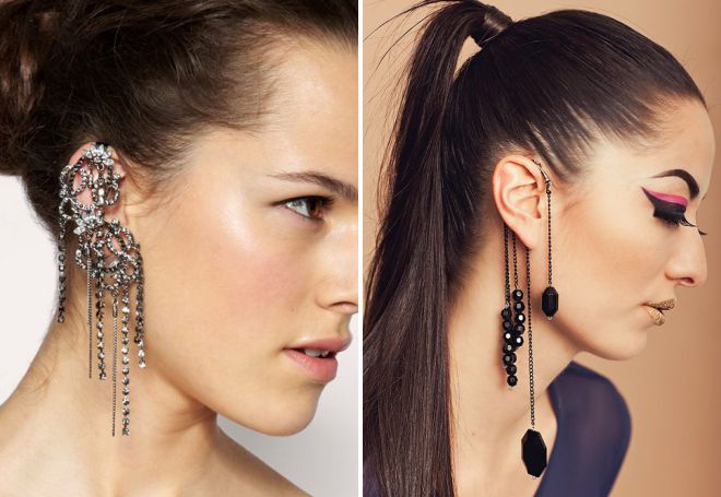 длинные серьги 2018 длинные серьги 2018