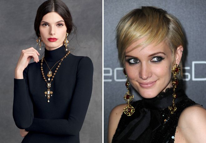 с чем носить длинные серьги с чем носить длинные серьги