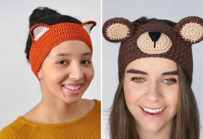 повязка на голову с ушками повязка на голову с ушками