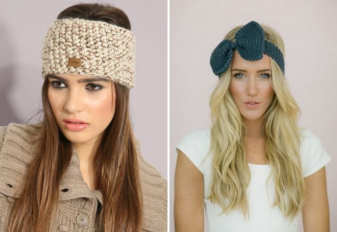 как носить вязаную повязку на голову как носить вязаную повязку на голову