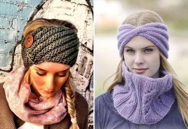 модные вязаные повязки на голову 2017 модные вязаные повязки на голову 2017