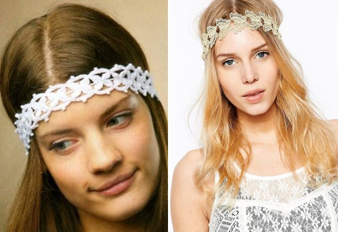 красивые вязаные повязки на голову красивые вязаные повязки на голову