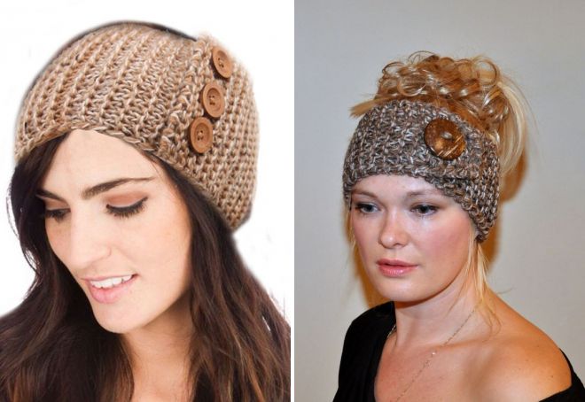 модели вязаных повязок на голову модели вязаных повязок на голову