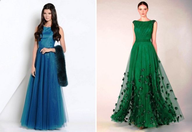 платье в пол из фатина платье в пол из фатина