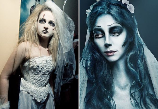макияж невесты на хэллоуин
