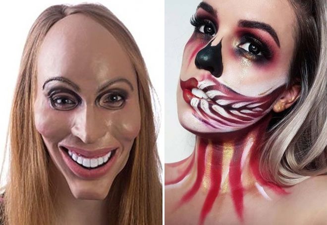 макияж на хэллоуин для девушек 2018