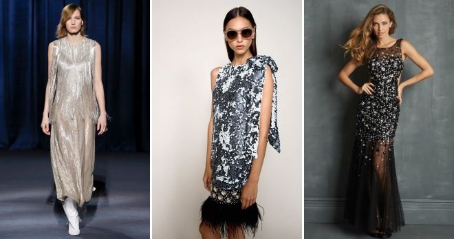 Вечерние платья с пайетками 2019 Вечерние платья с пайетками 2019
