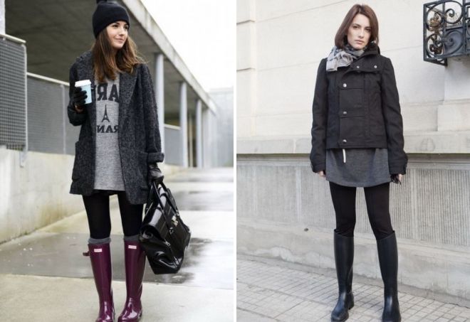 образы осень 2018 с резиновыми сапогами образы осень 2018 с резиновыми сапогами